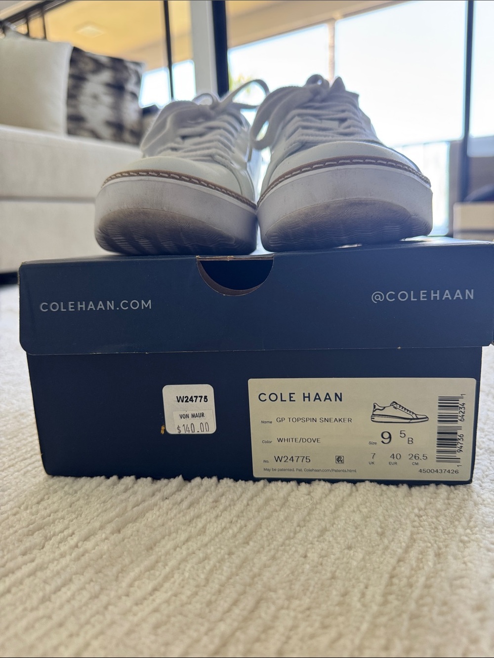Cole Haan White/Dove Women's Topspin Sneakers